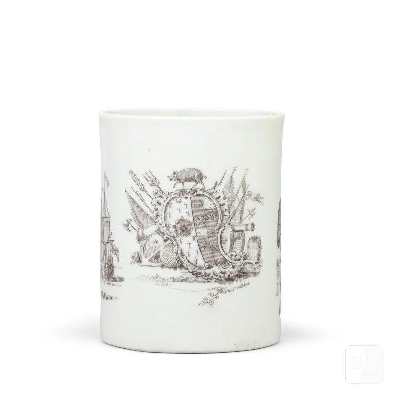 A Worcester mug, circa 1758-60 - 图6